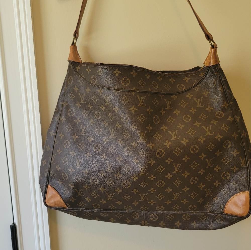 Louis Vuitton Brown Gold Monogram Travel Weekender Luggage Bag - Picture 2 of 16